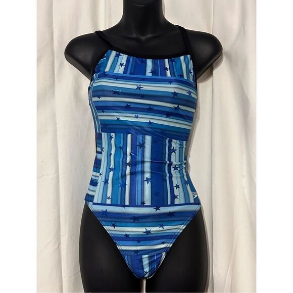 Speedo Women 30/S Performance Train II Flyback Swimsuit Blue Star Mania retails: - Picture 1 of 5